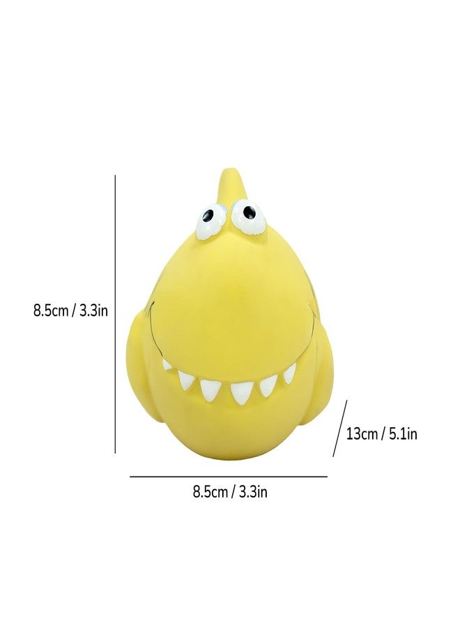 Zigly Lifestyle Mellow Sharko Squeaker Dog Toy | Soft Chew Toy for Teething & Indoor Play - Image 2